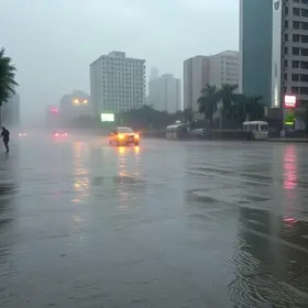 alerta de chuvas intensas em São Paulo