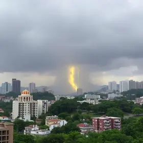 alerta amarelo tempestade granizo