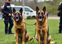 Cães de trabalho policial