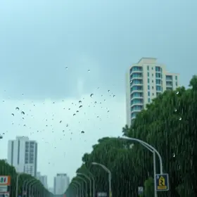 alerta amarelo de tempestade