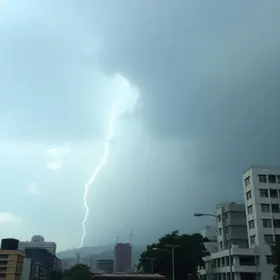 alerta amarelo de tempestade