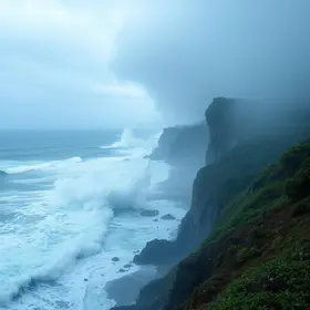 rajadas e granizo