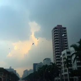 tempestade laranja