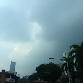 tempestade laranja
